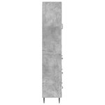 vidaXL Ensemble de Meubles 2 Pièces Gris béton 66 x 34 5 x 90 cm
