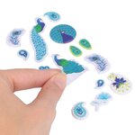 Stickers 3D puffies - Paon
