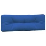 vidaXL Coussins de palette lot de 3 bleu royal tissu