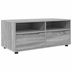 vidaXL Meuble TV Gris Sonoma 100 x 48 x 43 cm Bois d'ingénierie