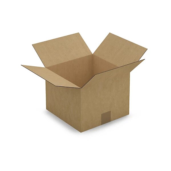 Caisse carton brune simple cannelure raja 25x25x19 cm (lot de 20)