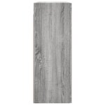 vidaXL Armoire murale sonoma gris 69 5x34x90 cm