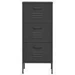 vidaXL Armoire de rangement Anthracite 42 5x35x101 5 cm Acier