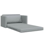 vidaXL Canapé-Lit Gris clair 124 x 71 x 78 cm tissu