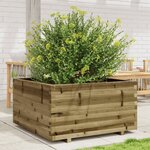 vidaXL Jardinière 90x90x49 5 cm bois de pin imprégné