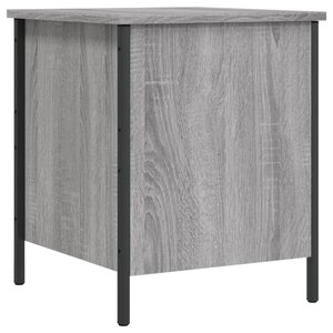 vidaXL Banc de rangement sonoma gris 40x42 5x50 cm bois d'ingénierie