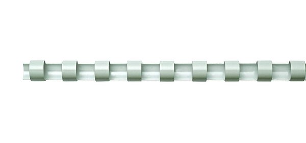 baguettes de reliure plastiques  rondes  14 mm  blanc Pack de 25 FELLOWES