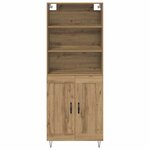 vidaXL Haut Armoire Chêne artisanal 69 5 x 34 x 180 cm