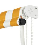 vidaXL Auvent rétractable 250x150 cm Jaune et blanc