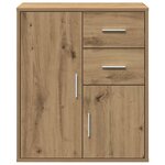 vidaXL Buffet chêne artisanal 60 x 31 x 70 cm Bois d'ingénierie