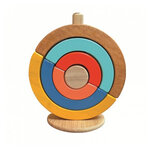 Culbuto Circulaire - jeu a empiler en bois