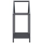 vidaXL Portant de bois chauffage anthracite 40x25x60 cm