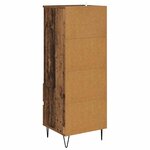 vidaXL Haut Armoire Bois Ancien 40 x 36 x 110 cm Bois d'ingénierie