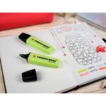Surligneur boss original pastel zeste de citron vert x 10 stabilo