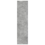 vidaXL Garde-robe gris béton 30x50x200 cm bois d'ingénierie