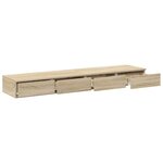 vidaXL Tiroirs de lit avec tiroir Chêne sonoma 140 x 36.5 x 16.5 cm