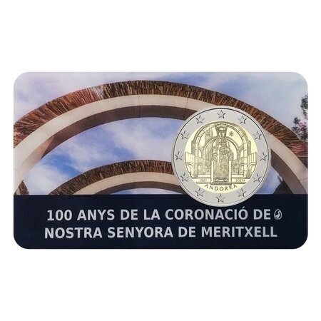 Pièce de monnaie 2 euro commémorative Andorre 2021 BE – Notre-Dame de Meritxell