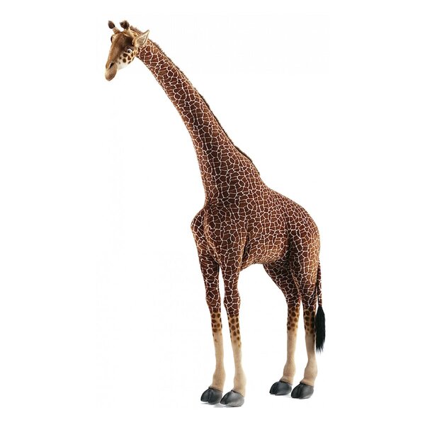 Hansa Peluche Geante Girafe 165 cm  en tissus jacquard