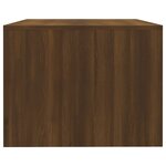 vidaXL Table basse chêne marron 102x55x42 cm bois d'ingénierie