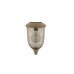 Balise solaire à piquer kawa beige métal h79cm