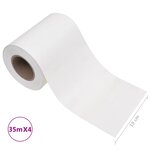 vidaXL Écrans d'intimité de jardin 4 Pièces PVC 35x0 19 m Blanc