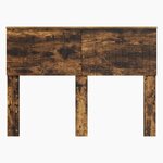 vidaXL Tête de lit Chêne fumé 135 cm Bois d'ingénierie