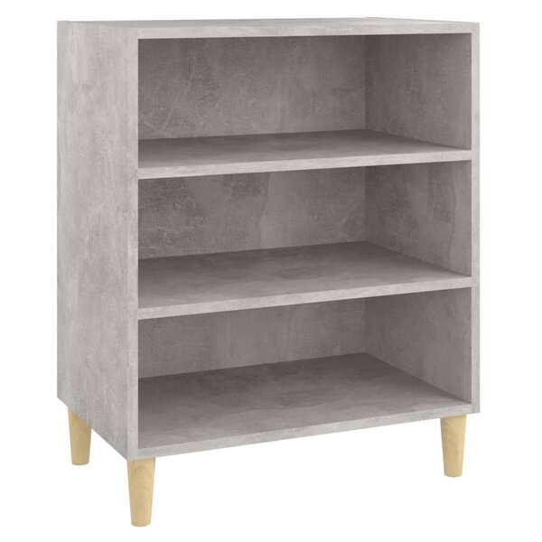 vidaXL Buffet gris béton 57x35x70 cm bois d'ingénierie