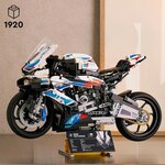 Lego 42130 technic bmw m 1000 rr modele réduit de moto pour adulte  maquette pour construction et exposition  idée de cadeau