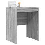 vidaXL Bureau Autre Sonoma gris 60 x 50 x 76 cm Bois d'ingénierie