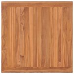 vidaXL Table Batavia 85x85x75 cm Bois de teck massif