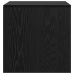 vidaXL Table basse 3 Pièces Chêne noir Bois d'ingénierie