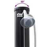 vidaXL Douche solaire d'extérieur avec pommeau de douche à main 217 cm 20 L