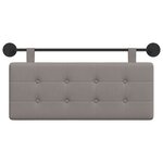 vidaXL Tête de lit suspendue Tissu
