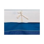 Rideau de lit bleu pour lit mezzanine HS4U