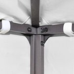 vidaXL Toile de toit de belvédère 270 g/m² 4x3 m Blanc