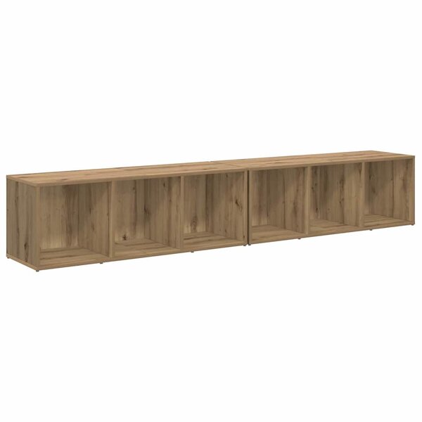 vidaXL Ensemble meuble TV 2 Pièces Chêne artisanal Bois d'ingénierie