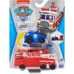 Spin Master 6063231 - Paw Patrol True Metal Véhicule de pompier et de chase