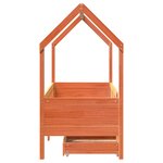 vidaXL Cadre de lit enfant avec tiroirs sans matelas 70x140 cm bois