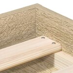 vidaXL Cadre de lit sans matelas chêne sonoma 100x200 cm