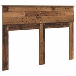 vidaXL Tête de lit Bois Ancien 140 cm Bois d'ingénierie