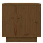 vidaXL Tables de chevet 2Pièces Marron miel 40x34x35cm Bois de pin massif