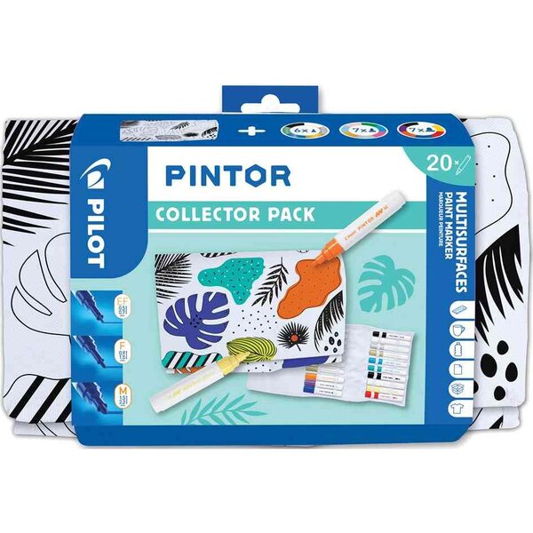 Marqueur à pigment PINTOR  PACK COLLECTOR de 20 PILOT
