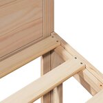 VidaXL Cadre de lit familial sans matelas 270x200cm bois massif de pin