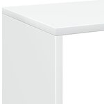 vidaXL Étagère séparatrice de pièce blanc 69 5x29x69 5 cm