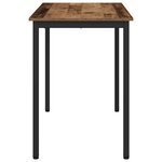 vidaXL Table de salle à manger / Table de repas MÉTAL