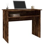 vidaXL Bureau Chêne fumé 90x50x74 cm Bois d'ingénierie