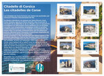 Collector 8 timbres - Les citadelles corses - Lettre Verte