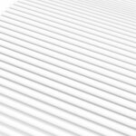 vidaXL Matelas en mousse blanc 180x210 cm dureté H2 H3