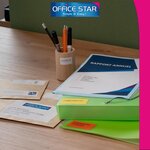 Office star boite de 1400 étiquettes multi-usage blanches 105x42mm os43653 avery zweckform