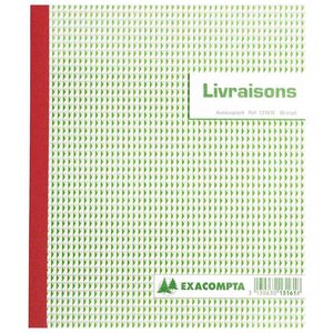 Manifold Livraisons 21x18cm 50 feuillets dupli autocopiants x 10 EXACOMPTA